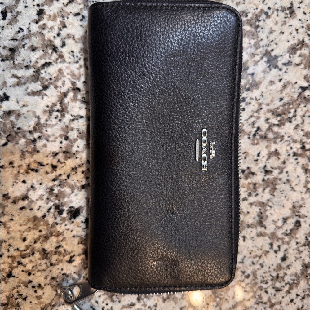 Coach Black Leather Wallet